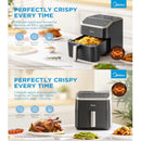 Midea Penggorengan Udara Digital -7L Digital Air Fryer MAD700F7APK