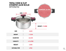 Tefal Set 6-Keping Cook & Clip 6-Piece Set G723S6 G723S674