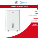 Midea Penyahlembap 20L Day Smart Dehumidifier With Super Ionizer MDDF-20DEN7