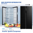 Midea Peti Sejuk Refrigerator Side By Side 660L 2 Doors Fridge MDRS710FGE28
