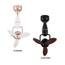 REZO Kipas Siling - Elise Ceiling Fan 16'' 3 Blade DC Motor ELISE ELISE 16/3B (Rose Gold / Dark Wood)