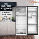Midea Peti Sejuk 196L Single Door Refrigerator (Black) MDRD268FGD28-MY