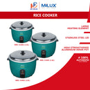 Milux Periuk Nasi Elektrik Electric Rice Cooker MRC-510SE (1.0L) / MRC-518SE (1.8L) / MRC-528SE (2.8L)