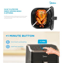Midea Penggorengan Udara Digital -7L Digital Air Fryer MAD700F7APK