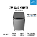 Midea Mesin Basuh Manual Fully Auto Washing Machine (12.5 kg) MA200W125