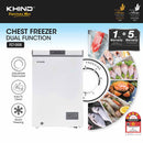 Khind Peti Sejukbeku Chest Freezer (100 L) FZ100 FZ100S