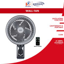 DAWA Kipas Dinding - Circular Wall Fan 12" DCW-12 (Grey)