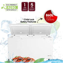 Midea Peti Sejuk Beku - 701L Freezer MDRC955FZG01MY