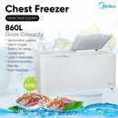 Midea Peti Sejuk Beku - 701L Freezer MDRC955FZG01MY