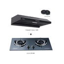 Faber Hud Dapur Slim FABERJET CLASSO 7688 + Faber Dapur Gas Kaca  LAVIN 2B/76BK LAVIN 2B/76BK + CLASSO 7688