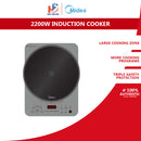 Midea Dapur Induksi Induction Cooker With XXL Mega Panel MC-CLC2215