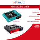 Milux Dapur Gas Tunggal Mudah Alih Portable Gas Stove KK-2002