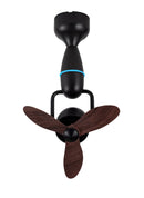 REZO Kipas Siling - Elise Ceiling Fan 16'' 3 Blade DC Motor ELISE ELISE 16/3B (Rose Gold / Dark Wood)