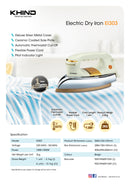 Khind Seterika Electric Dry Iron EI303