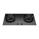 Midea Dapur Gas Tanam Kaca - 2 Burner Built-In Glass Gas Cooker Hob with 5.8kW MGH-2280GL