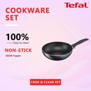Tefal 30cm Cookware Cook & Clean Frypan Pan Non-Stick B22507 B2250795