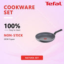 Tefal Kuali 20cm Cookware Natura Frypan Pan Non-Stick B22602 B2260295