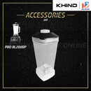 Khind Jag Balang Pengisar 1 set Multifunction Heavy Duty Blender ACCESSORIES PRO BL2000P JUG FULL SET