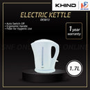 Khind Cerek Elektrik 1.7L Electric Jug Kettle EK5813 EK5813A