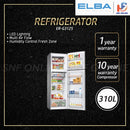 Elba Fridge Refrigerator (310 L) ER-G3125(SV)