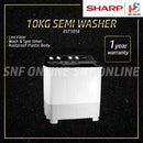 Sharp semi Auto 10Kg Washing Machine Washer EST1016 Mesin Basuh