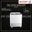 Sharp Mesin Basuh Manual - Semi Auto Washing Machine Washer (7 kg) EST7015