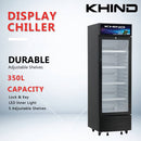 Khind Penyejuk Paparan 350L Display Chiller KDS350