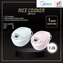 Midea Smart Rice Cooker 1.0L Periuk Nasi MB-FS10-PK MBFS10PK MB-FS10-GN MBFS10GN
