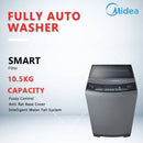 Midea 10.5Kg Fully Auto Washing Machine MFW-1055CV