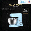 Midea 4L Stand Mixer Pengadun Kek 600W MSM-400BL