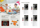 Sharp Mesin Basuh Dengan Pengering Kain - 2 In 1 Front Load Washer Dryer (10 kg) ESFWV10088
