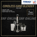 TRIO Pengisar Tangan Tanpa Wayar Boleh Cas Semula Cordless Rechargeable Hand Blender TRS-51HB