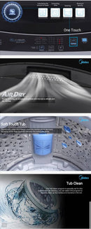 Midea 9.5KG Fully Auto Washing Machine MFW-EC950