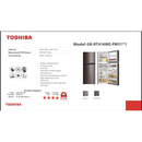 Toshiba 360L 2 Door Inverter Refrigerator GR-RT416WE-PMY(06)