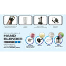 TRIO Pengisar Tangan Tanpa Wayar Boleh Cas Semula Cordless Rechargeable Hand Blender TRS-51HB