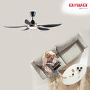 Aiwa 56’’ Ceiling Fan LED 5 Blade With Remote Control AWCF-111L