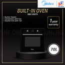 Midea Premium Built-In Oven 70L MBO-D0870