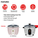 Toshiba Periuk Nasi Rice Cooker 1.8L RC-T18CEMY(GY)