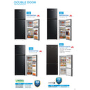 Midea Peti Sejuk 2 Pintu 240L 2 Door Refrigerator MDRT306MTB30