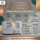 Elba Ketuhar Elektrik (8.0L) Oven Toaster EOT-S0875(GR) EOT-S0875