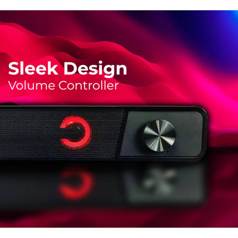 Wirata USB Soundbar RGB LED USB Console Computer SP-20