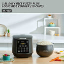 Tefal Periuk Nasi 1.8L (10Cup) Easy Rice Fuzzy Plus Logic Rice Cooker RK736B