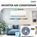 CHIQ Penyaman Udara - Inverter Air Conditioner CSDC-09DDE (1HP) / CSDC-12DDE (1.5HP) / CSDC-18DDE (2HP) - FULL SET