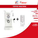 Faber 1.8L Coffee Machine Vintage Series FCM V1215 + Faber Coffee Grinder Vintage Series FCG V6016