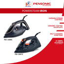 Pensonic Seterika Wap - Steam Iron With Ceramic Soleplate PSI-1007C PSI-1008C