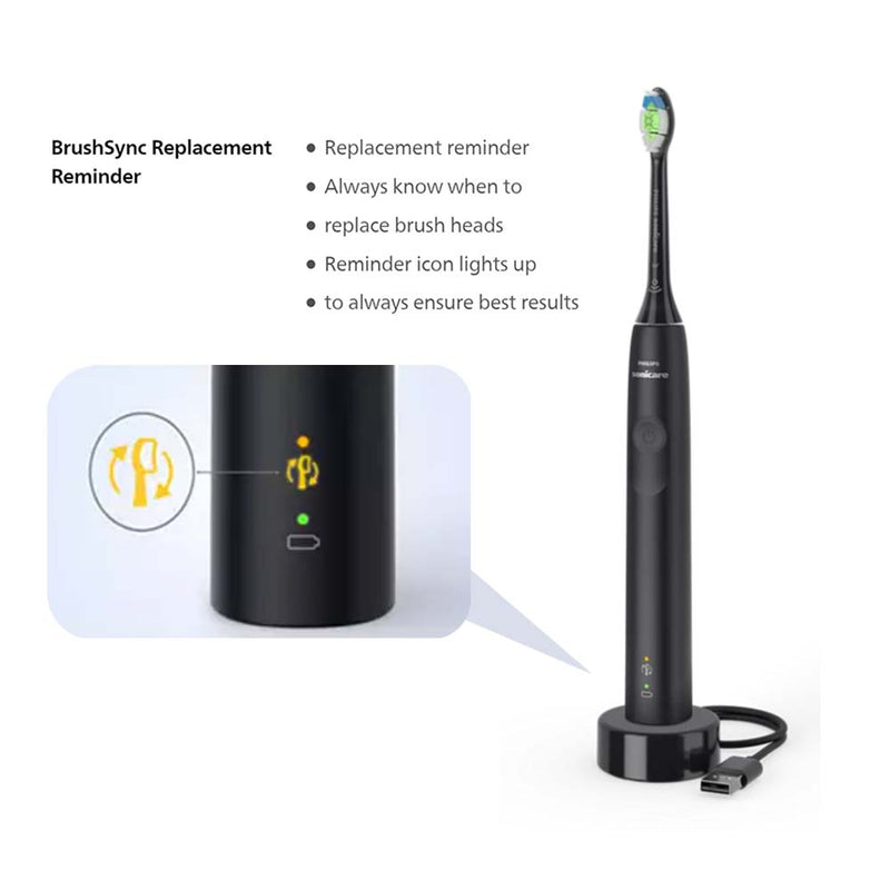 Philips Sonicare Pressure Sensor Electric Toothbrush HX3671/23 (White) / HX3671/54 (Black)
