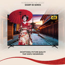 Sharp Televisyen - 50“ 4K UHD GOOGLE TV 4TC50FJ1X