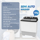Sharp Mesin Basuh Manual - Semi Auto Washing Machine Washer ( 13kg ) ESTP1316
