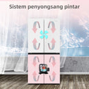 CHiQ Peti Sejuk 4 Pintu Refrigerator 4 Door Glass Bespoke Fridge Inverter (628L) CCD628NG-GWH CCD628NG-GBP