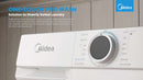 Midea Mesin Basuh Muatan Depan 8.5KG Front Load Washing Machine INVERTER MF100W85B